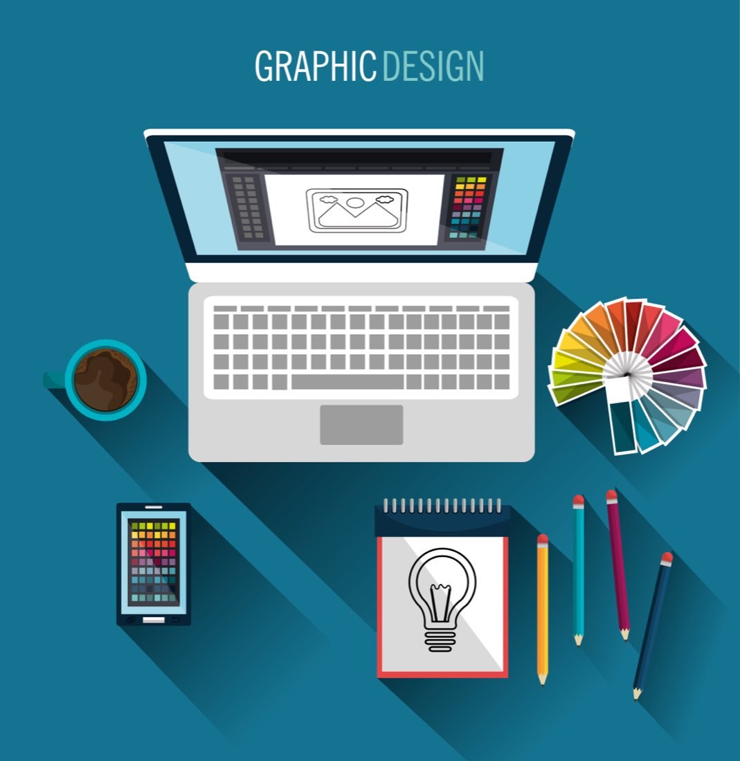 Graphic design course visuals