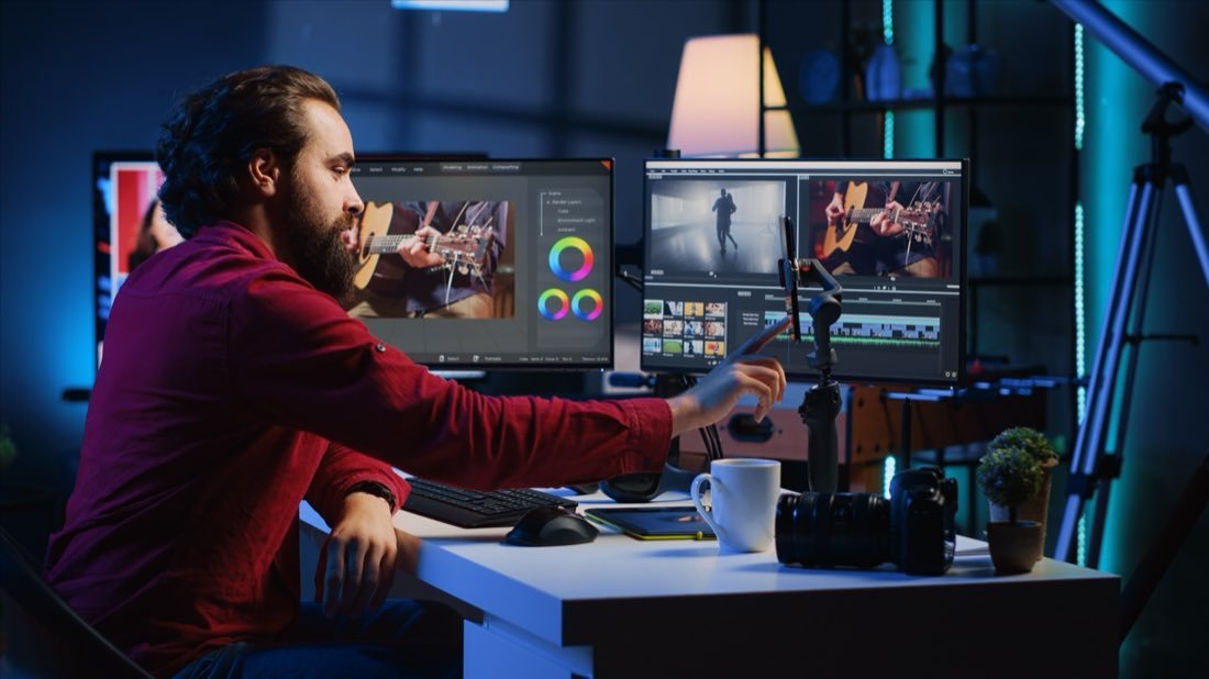 Video editing course visuals